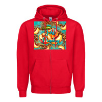 Red just peachy peach tumbler Zipper Hoodie - BarkalooDesign