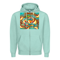Just Peachy Peach Tumbler Zipper Hoodie | Teevron