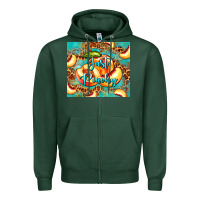 Sports Green just peachy peach tumbler Zipper Hoodie - BarkalooDesign