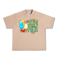 Burro sweet summer time turquoise yellow Urban Heavy Tee - CowCowDesign