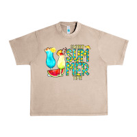 French Oak sweet summer time turquoise yellow Urban Heavy Tee - CowCowDesign