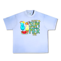 Grape Ice sweet summer time turquoise yellow Urban Heavy Tee - CowCowDesign