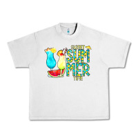 Lunar Rock sweet summer time turquoise yellow Urban Heavy Tee - CowCowDesign