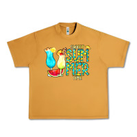 Peanut Butter sweet summer time turquoise yellow Urban Heavy Tee - CowCowDesign