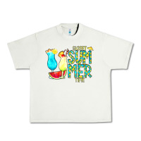 Pistachio sweet summer time turquoise yellow Urban Heavy Tee - CowCowDesign