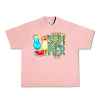 Sweet Summer Time Turquoise Yellow Urban Heavy Tee | Teevron