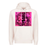 Pale Pink strong breast cancer Premium Hoodie - RanaPortraitStore