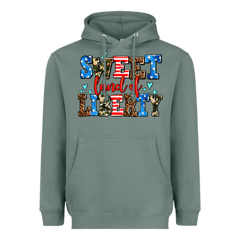 Sweet Land Of Liberty Heavyweight Hoodie by AdoDesignShop | Teevron