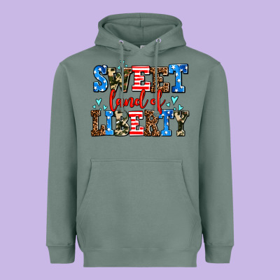 Sweet Land Of Liberty Heavyweight Hoodie Designed By Adodesignshop