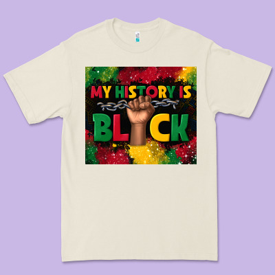 My History Is Black Premium Tee Designed By Tumblerdesignbyshophia