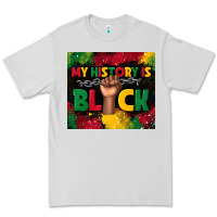 Dove Grey my history is black Premium Tee - TumblerDesignByShophia