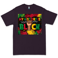 Plum my history is black Premium Tee - TumblerDesignByShophia