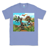 Colony Blue dinosaurs Classic Tee - TumblerDesignByShophia