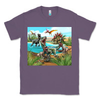 Lavender dinosaurs Classic Tee - TumblerDesignByShophia