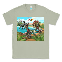 Matcha dinosaurs Classic Tee - TumblerDesignByShophia