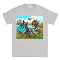 Moon Dust dinosaurs Classic Tee - TumblerDesignByShophia