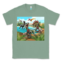 Sage dinosaurs Classic Tee - TumblerDesignByShophia