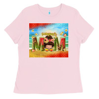 Bubblegum Pink summer mom Ladies Tee - TumblerDesignByShophia