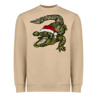 Mushroom Christmas alligator Heavyweight Sweatshirt - BarkalooDesign