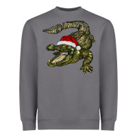 Storm Christmas alligator Heavyweight Sweatshirt - BarkalooDesign