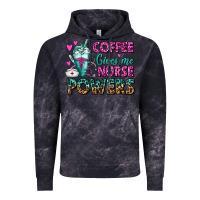 Cloud Black Coffee Gives Me Nurse Powers Vintage Hoodie - FaDigitalArtStudio