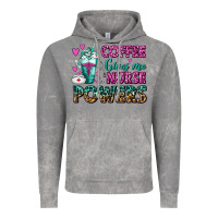 Cloud Rock Coffee Gives Me Nurse Powers Vintage Hoodie - FaDigitalArtStudio