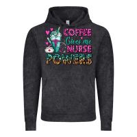 Vintage Black Coffee Gives Me Nurse Powers Vintage Hoodie - FaDigitalArtStudio