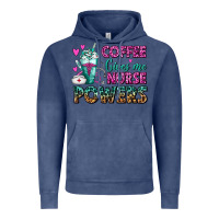 Vintage Denim Coffee Gives Me Nurse Powers Vintage Hoodie - FaDigitalArtStudio