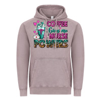 Vintage Zinc Coffee Gives Me Nurse Powers Vintage Hoodie - FaDigitalArtStudio