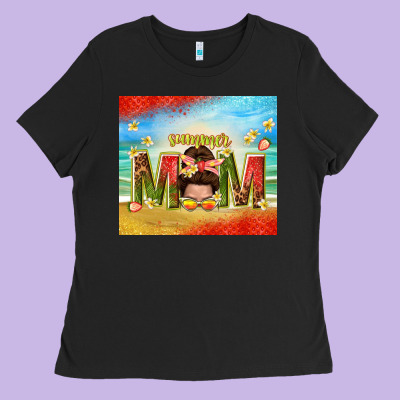 Summer Mom Ladies Tee Designed By Tumblerdesignbyshophia