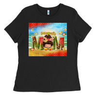 Black summer mom Ladies Tee - TumblerDesignByShophia