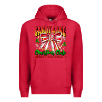 Cardinal Candy Cane Christmas Club Premium Hoodie - CowhideDigitalArt