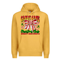 Mustard Candy Cane Christmas Club Premium Hoodie - CowhideDigitalArt