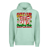 Seafoam Candy Cane Christmas Club Premium Hoodie - CowhideDigitalArt