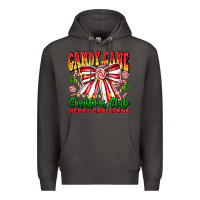 Smoke Candy Cane Christmas Club Premium Hoodie - CowhideDigitalArt