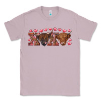 Lilac Xoxo highland cows Classic Tee - RanaPortraitStore