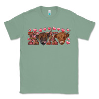 Sage Xoxo highland cows Classic Tee - RanaPortraitStore