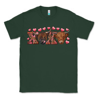 Sports Green Xoxo highland cows Classic Tee - RanaPortraitStore