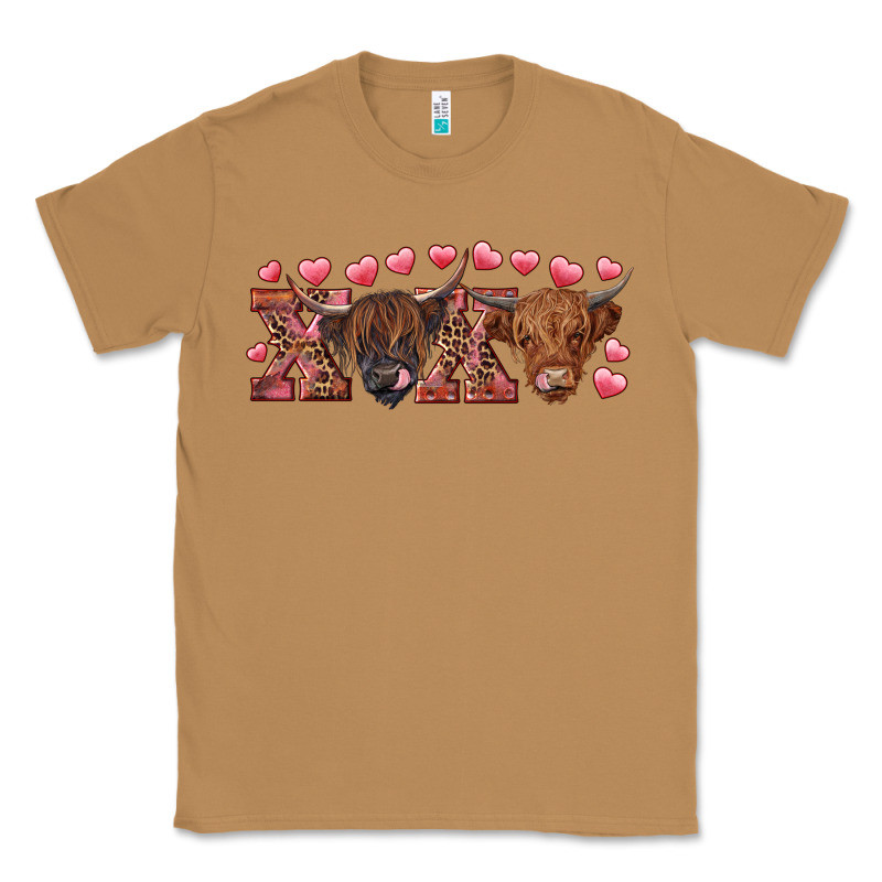 Xoxo Highland Cows Classic Tee by RanaPortraitStore | Teevron