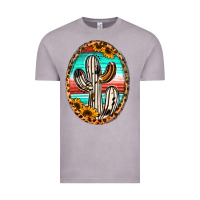 Vintage Zinc cowhide serape and sunflower cactus Vintage Tee - Jasminsmagicworld