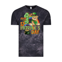 Cloud Black My first St. Patrick's Day Vintage Tee - CowGirlArtShop