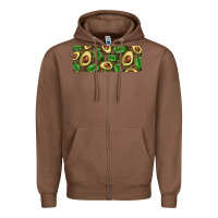 Chestnut avocados with wood and leopard background 11 oz mug Zipper Hoodie - BarkalooDesign