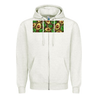 Oatmeal Heather avocados with wood and leopard background 11 oz mug Zipper Hoodie - BarkalooDesign