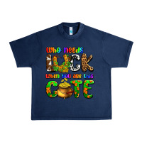 Navy Who needs luck when you are this cute Urban Heavy Tee - OliviaCreatesArt