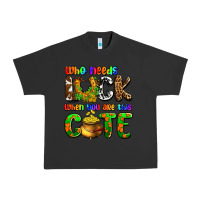 Pigment Black Who needs luck when you are this cute Urban Heavy Tee - OliviaCreatesArt