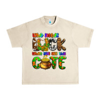 Sandshell Who needs luck when you are this cute Urban Heavy Tee - OliviaCreatesArt
