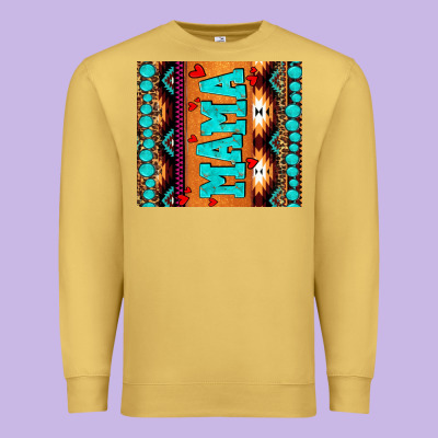 Aztec Leopard Glitter Premium Sweatshirt Designed By Adodesignshop