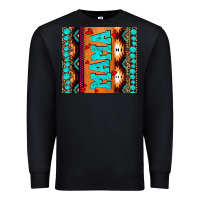 Black aztec leopard glitter Premium Sweatshirt - AdoDesignShop