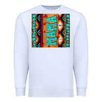 White aztec leopard glitter Premium Sweatshirt - AdoDesignShop
