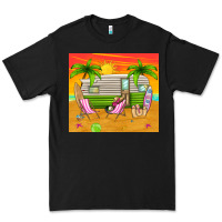 Black summer caravan Premium Tee - TumblerDesignByShophia